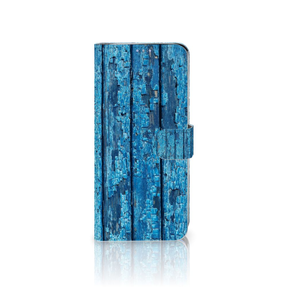Samsung Galaxy S20 Ultra Book Style Case Wood Blue