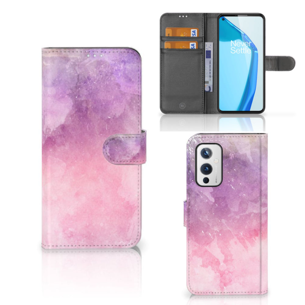 Hoesje OnePlus 9 Pink Purple Paint