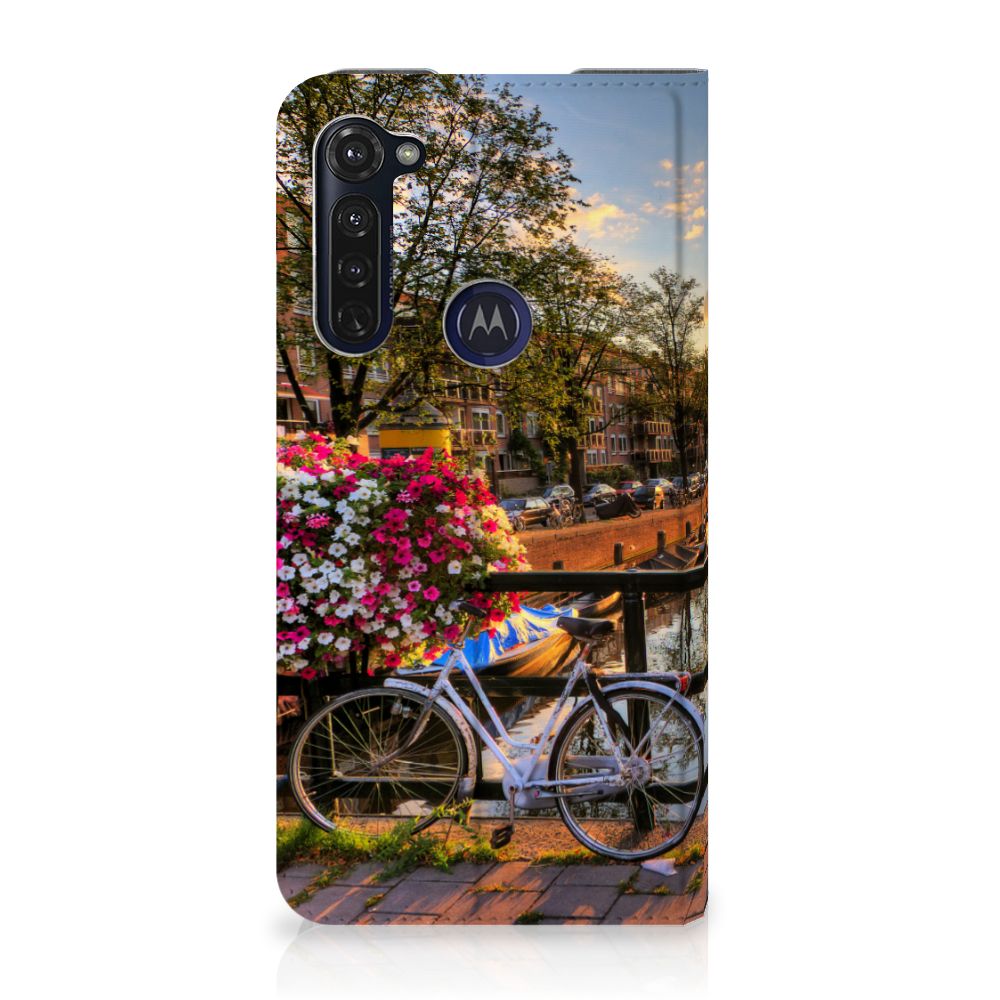 Motorola Moto G Pro Book Cover Amsterdamse Grachten - B2C Telecom