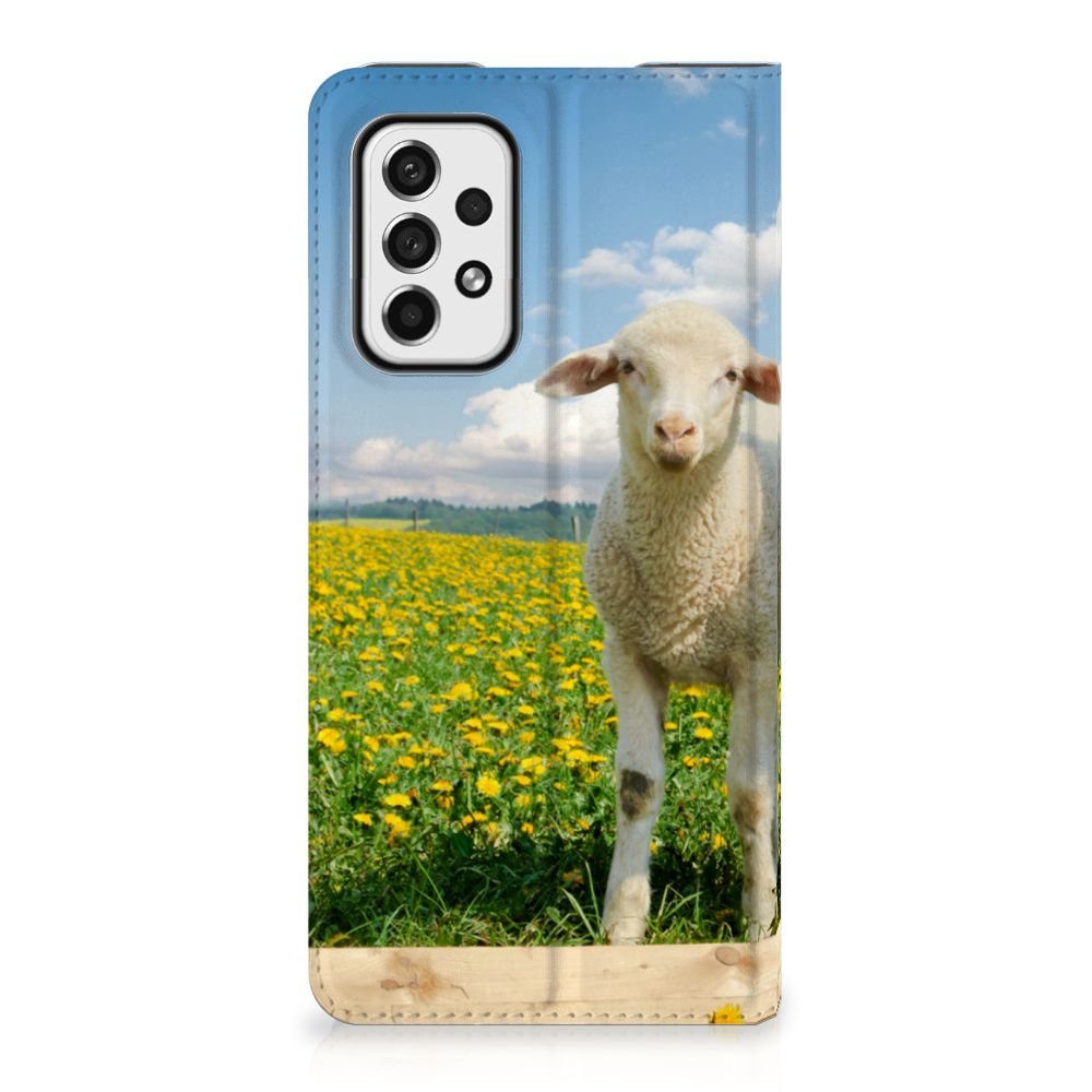 Samsung Galaxy A73 Hoesje maken Schaap en Lammetje - B2C Telecom