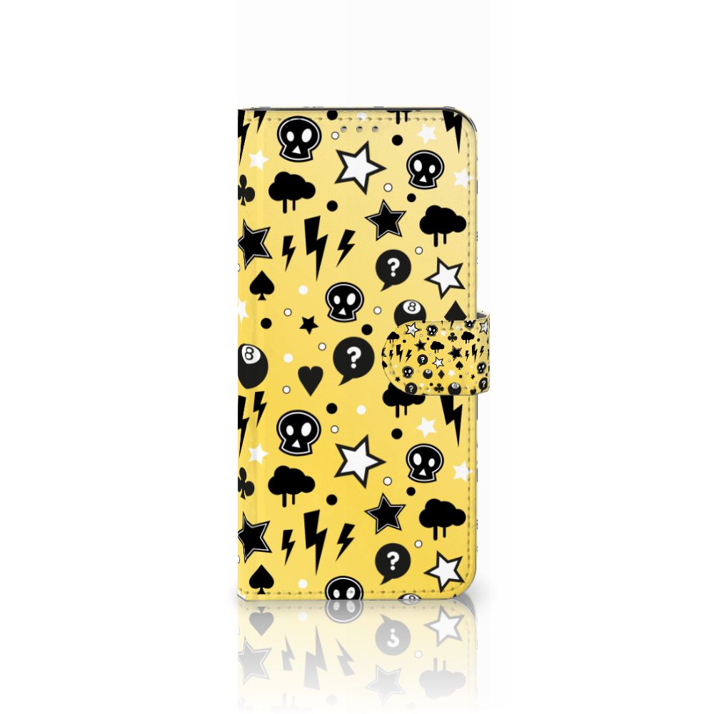 Telefoonhoesje met Naam Motorola Moto G60 Punk Geel
