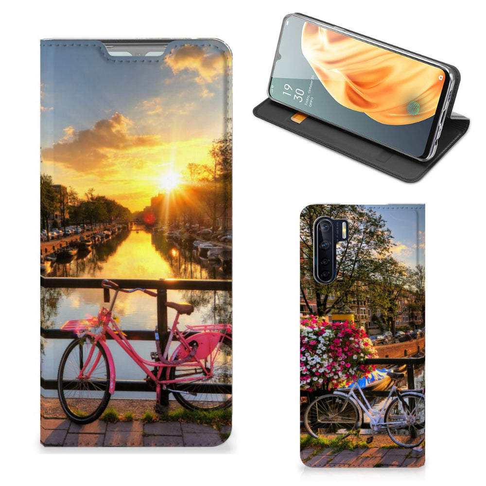 OPPO Reno3 | A91 Book Cover Amsterdamse Grachten