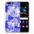 Silicone Back Case Huawei P10 Angel Skull Blauw