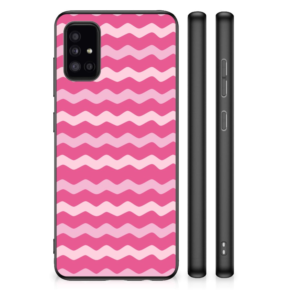 Samsung Galaxy A51 Bumper Case Waves Pink