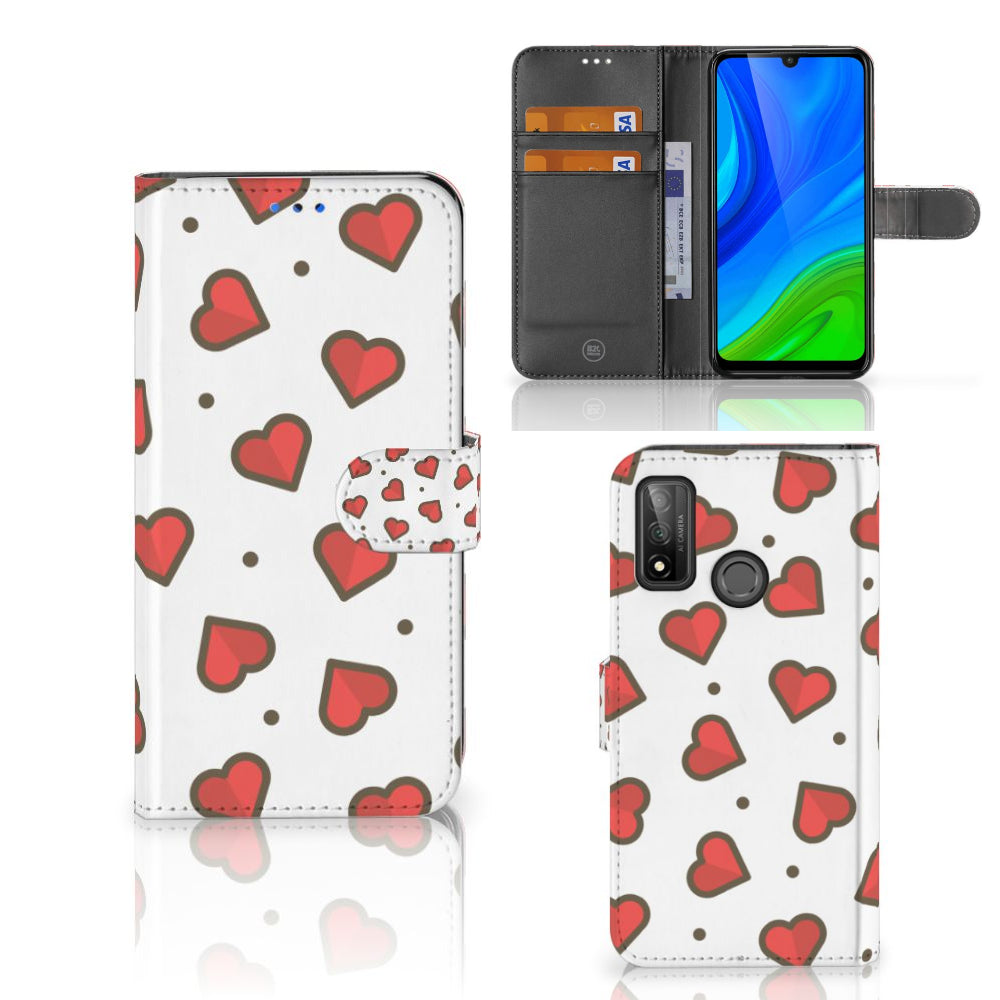 Huawei P Smart 2020 Telefoon Hoesje Hearts