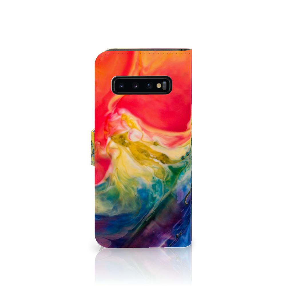 Hoesje Samsung Galaxy S10 Watercolor Dark