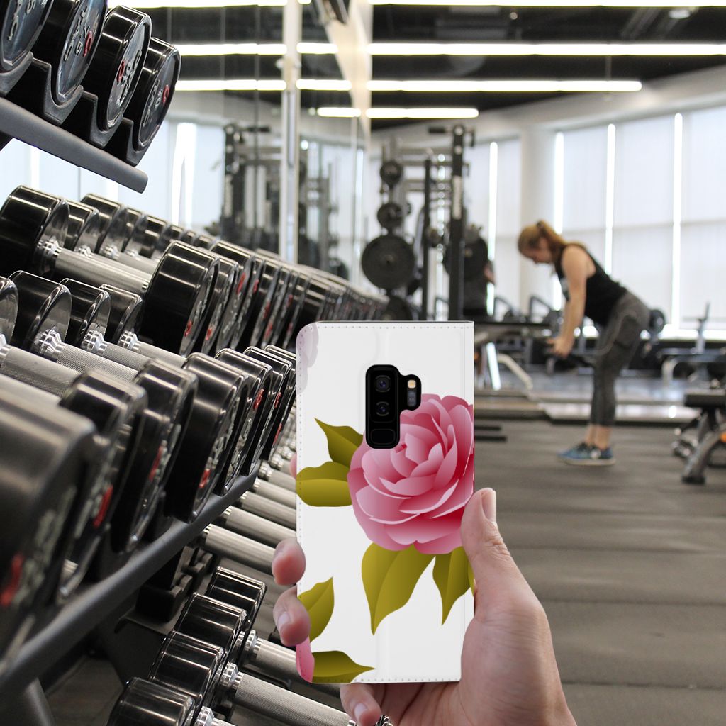 Samsung Galaxy S9 Plus Smart Cover Roses