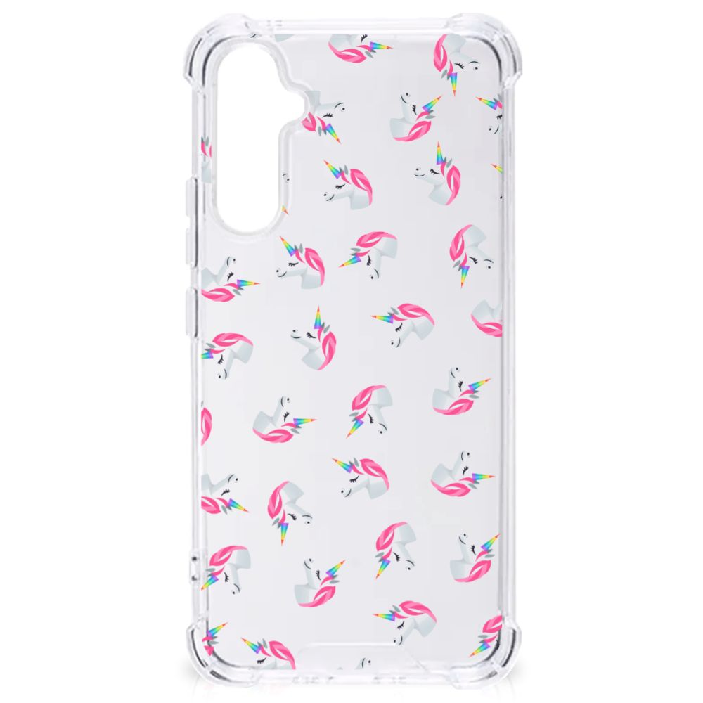 Doorzichtige Silicone Hoesje voor Samsung Galaxy A34 Unicorns B2C Telecom