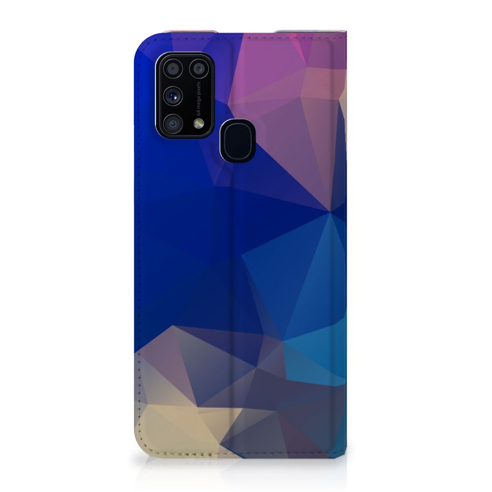 Samsung Galaxy M31 Stand Case Polygon Dark - B2C Telecom