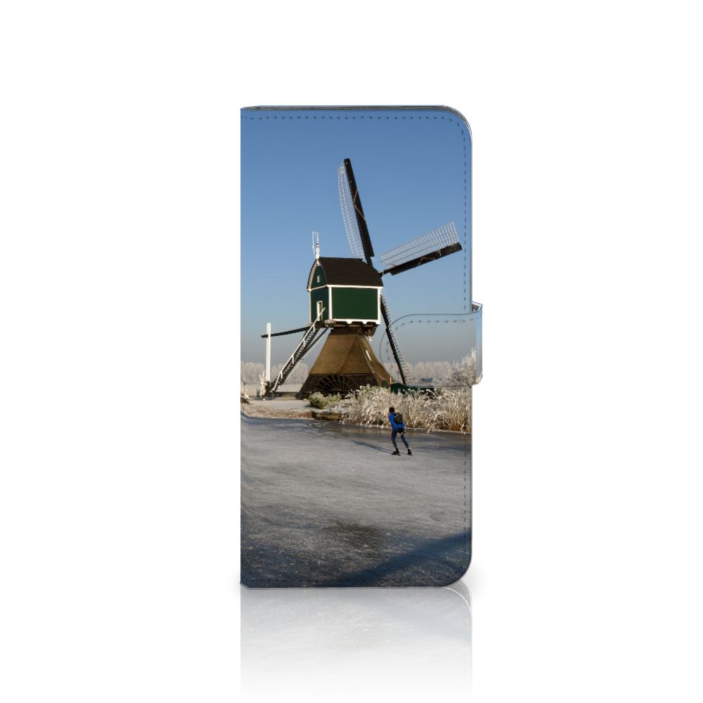 Motorola Edge 20 Lite Flip Cover Schaatsers