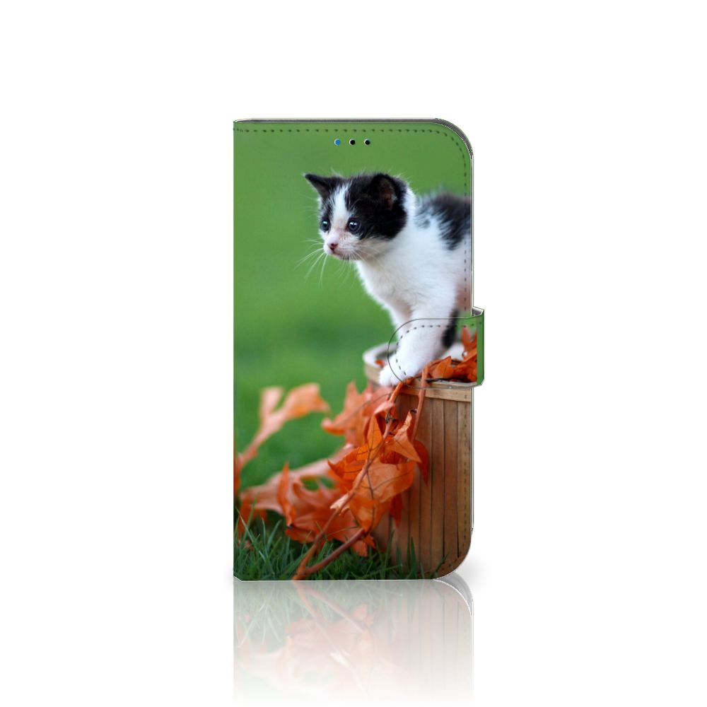 iPhone 14 Pro Max Telefoonhoesje met Pasjes Kitten
