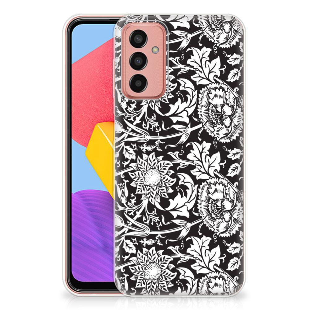 Samsung Galaxy M13 | M23 TPU Case Black Flowers