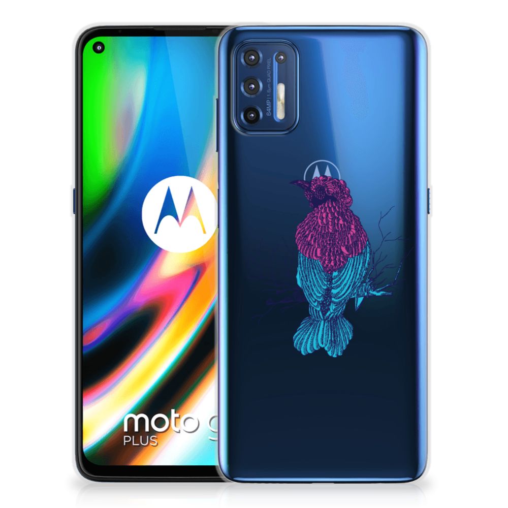 Motorola Moto G9 Plus Telefoonhoesje met Naam Merel B2C Telecom