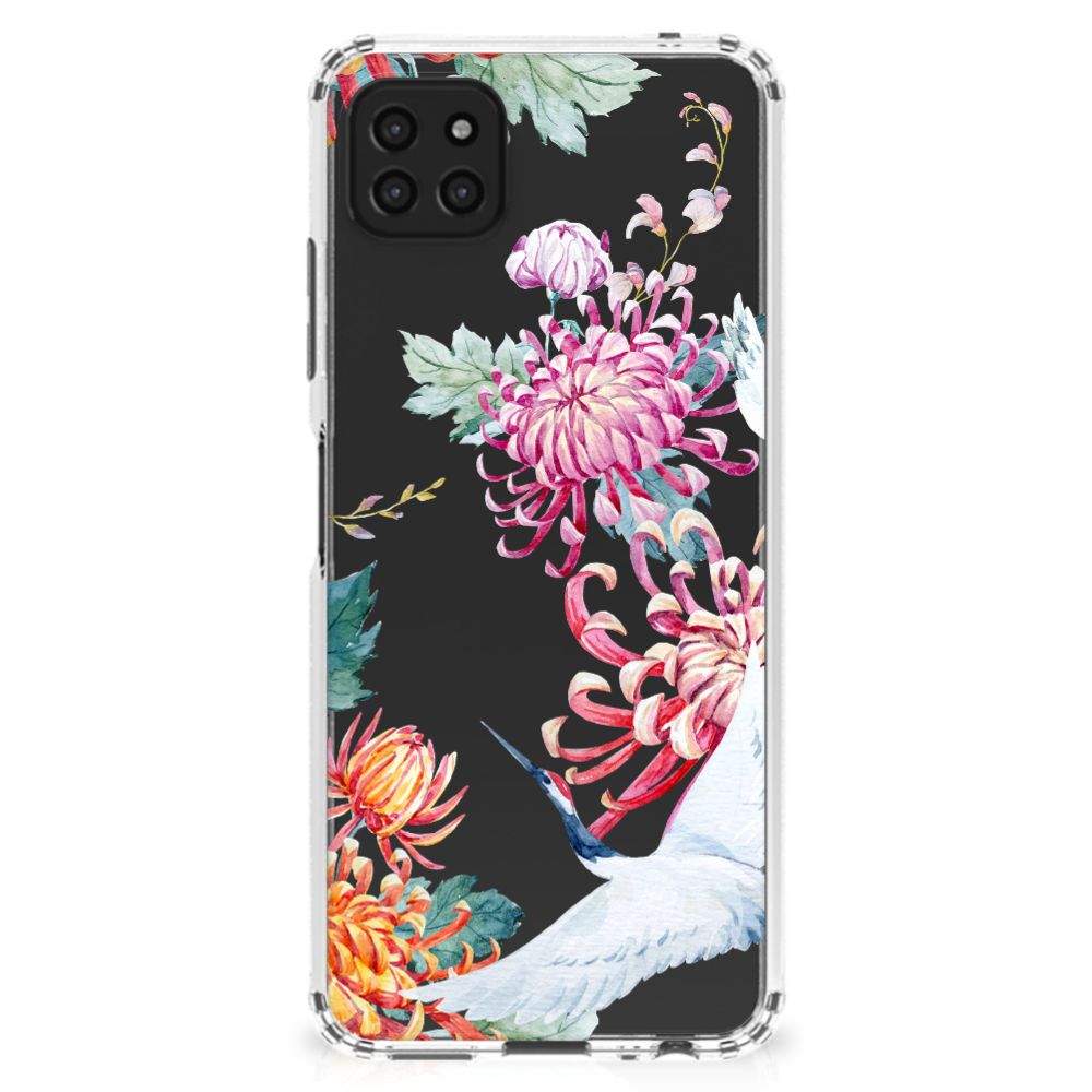 Samsung Galaxy A22 5G Case Anti-shock Bird Flowers B2C Telecom