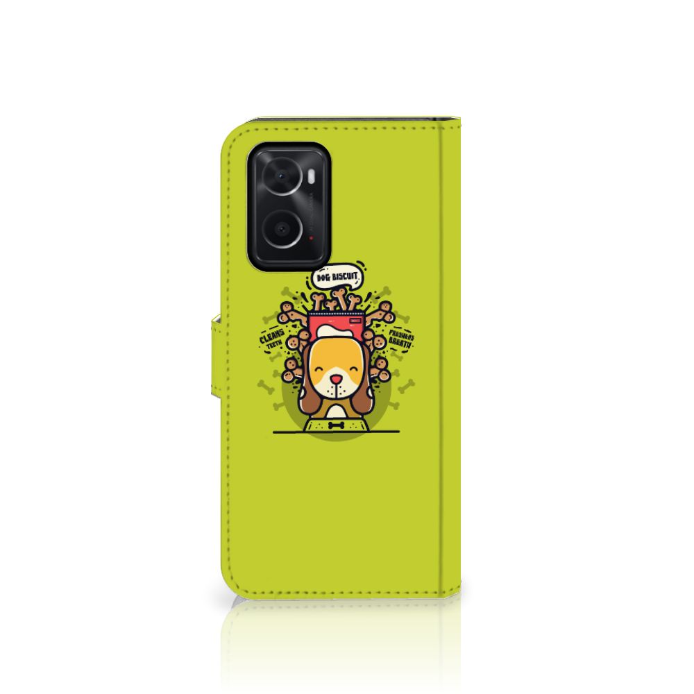 OPPO A76 | A96 Leuk Hoesje Doggy Biscuit
