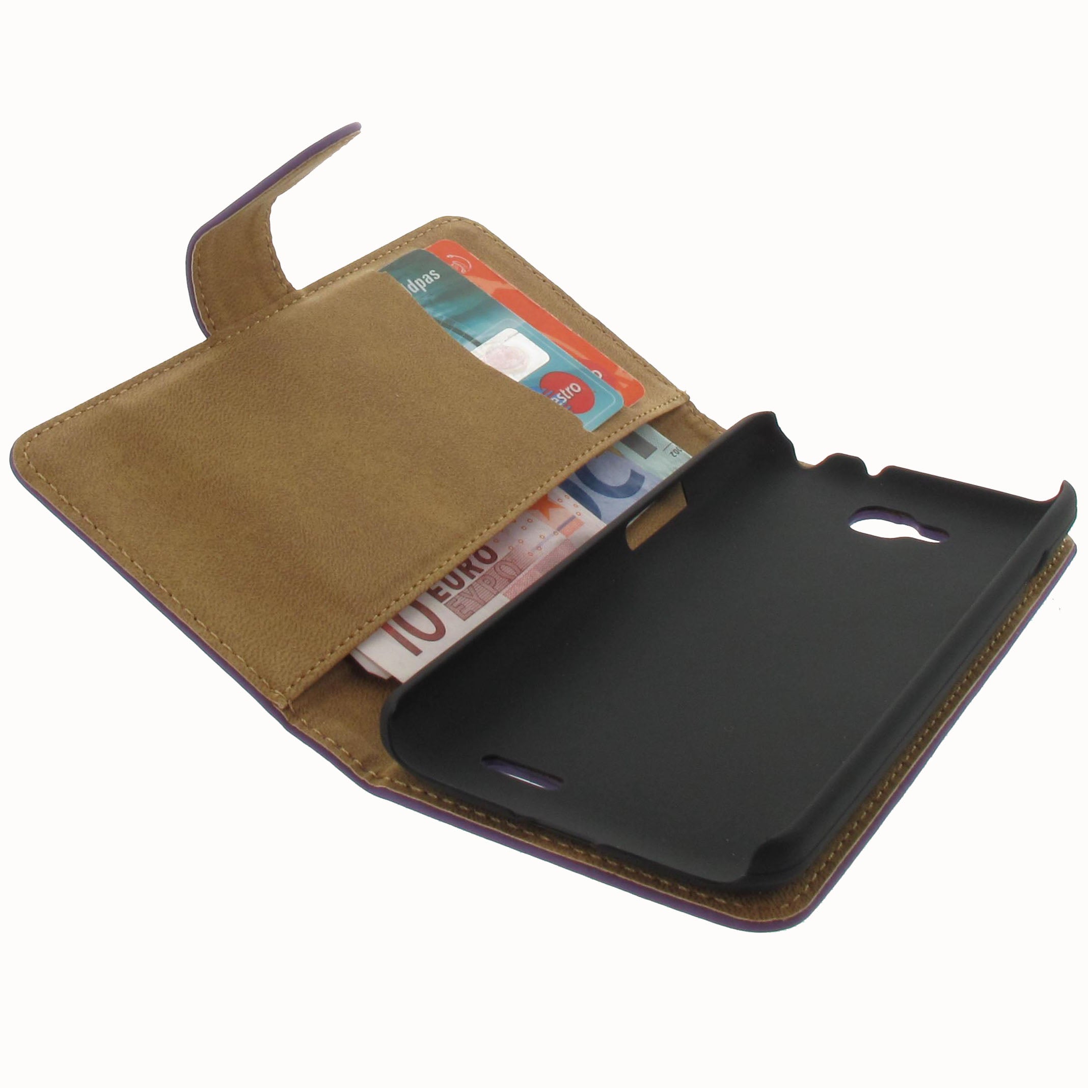 LG L90 Bookstyle Case Purple