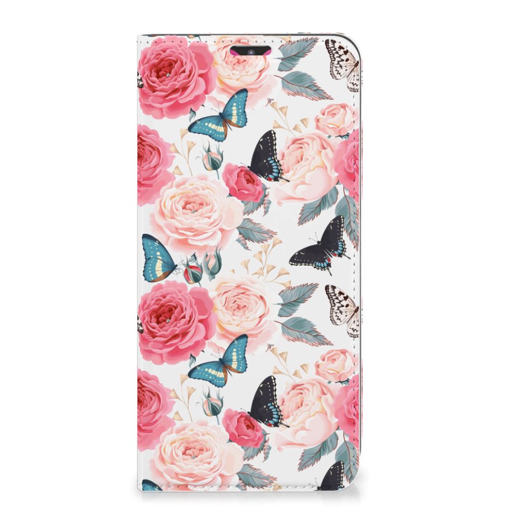 Samsung Galaxy M20 Smart Cover Butterfly Roses