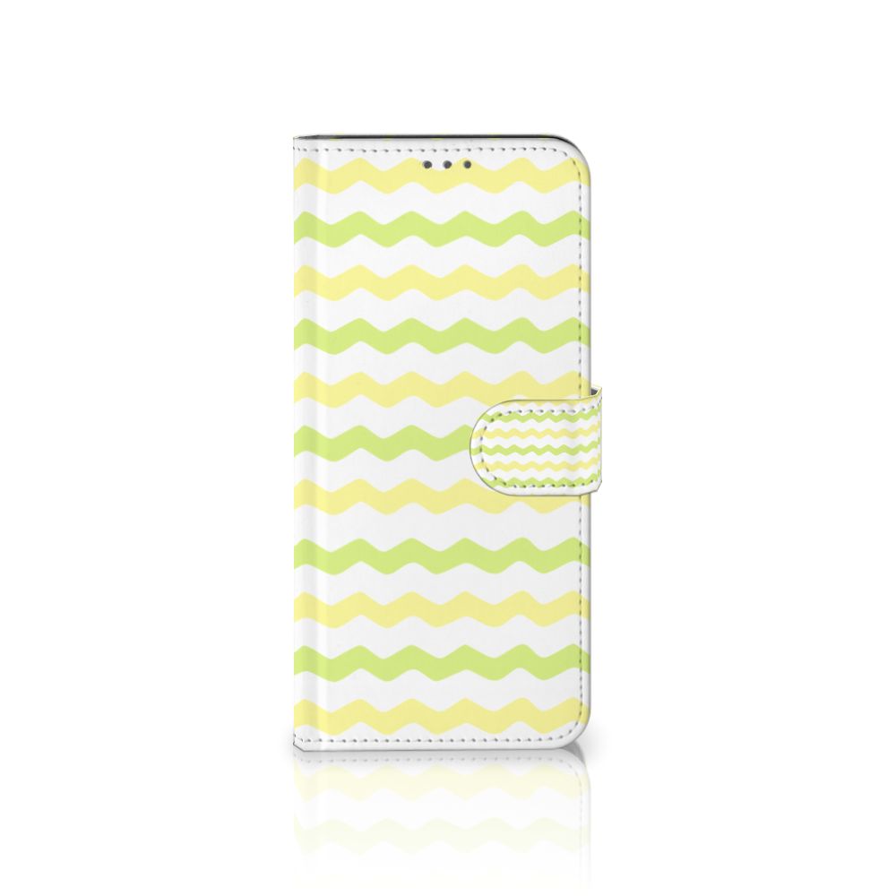 Samsung Galaxy S21 Plus Telefoon Hoesje Waves Yellow