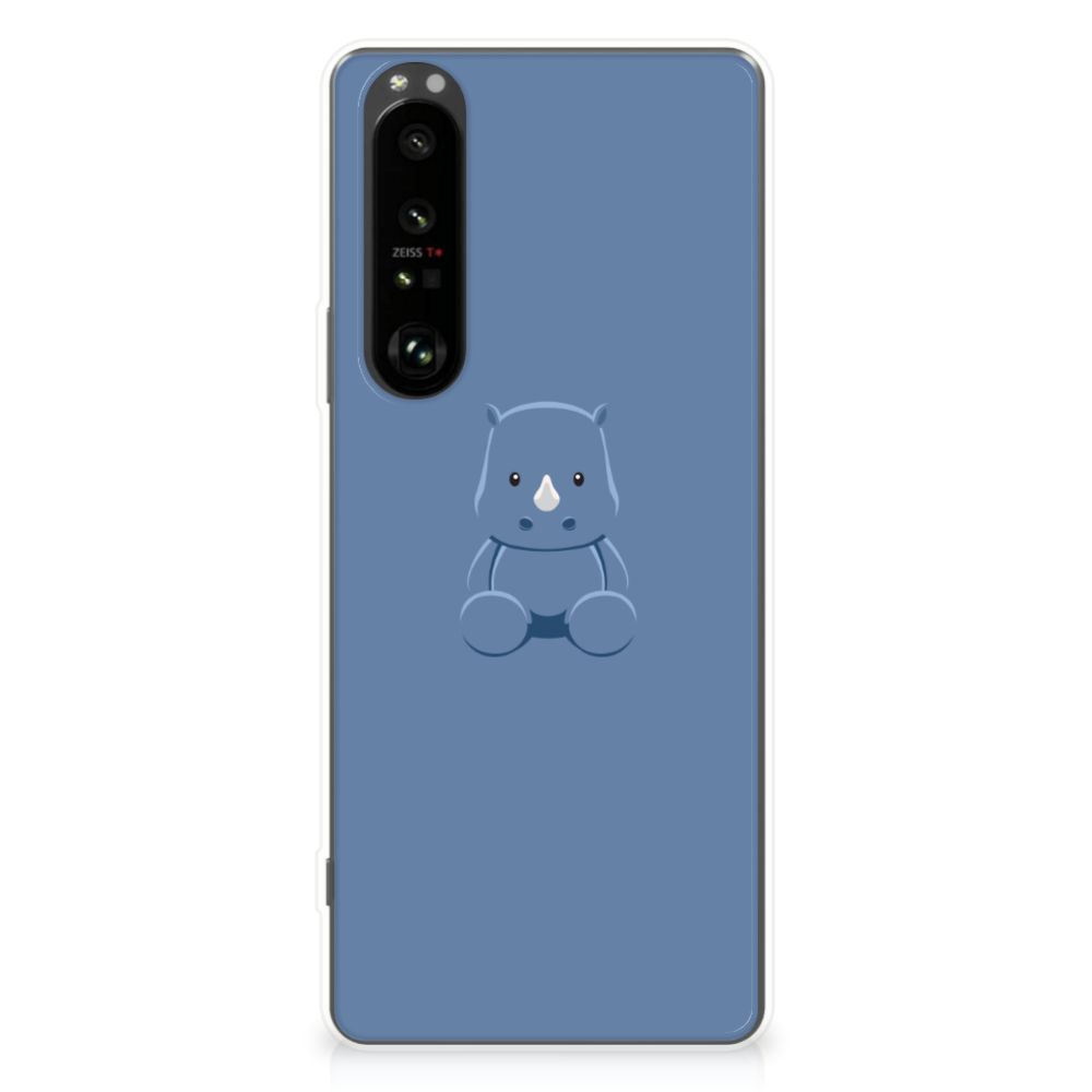 Sony Xperia 1 III Telefoonhoesje met Naam Baby Rhino