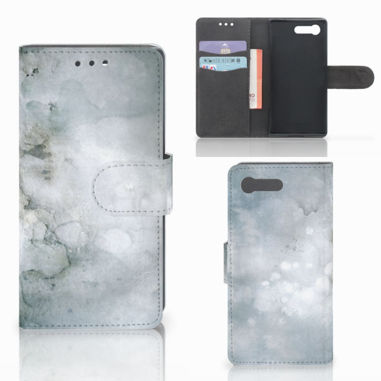 Hoesje Sony Xperia X Compact Painting Grey