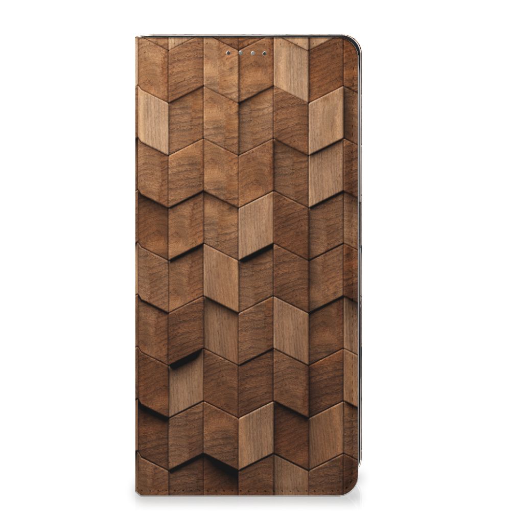 Book Wallet Case voor Nothing Phone (2) Wooden Cubes