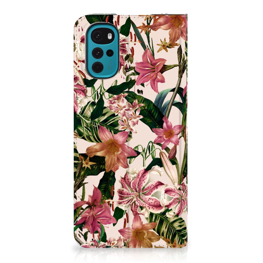 Motorola Moto G22 Smart Cover Flowers - B2C Telecom