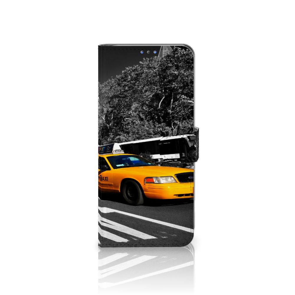 Motorola G8 Power Lite Flip Cover New York Taxi