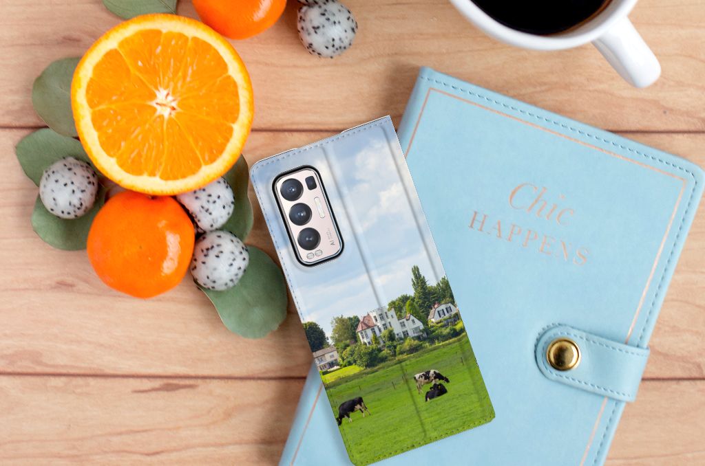 OPPO Find X3 Neo Hoesje maken Koeien - B2C Telecom