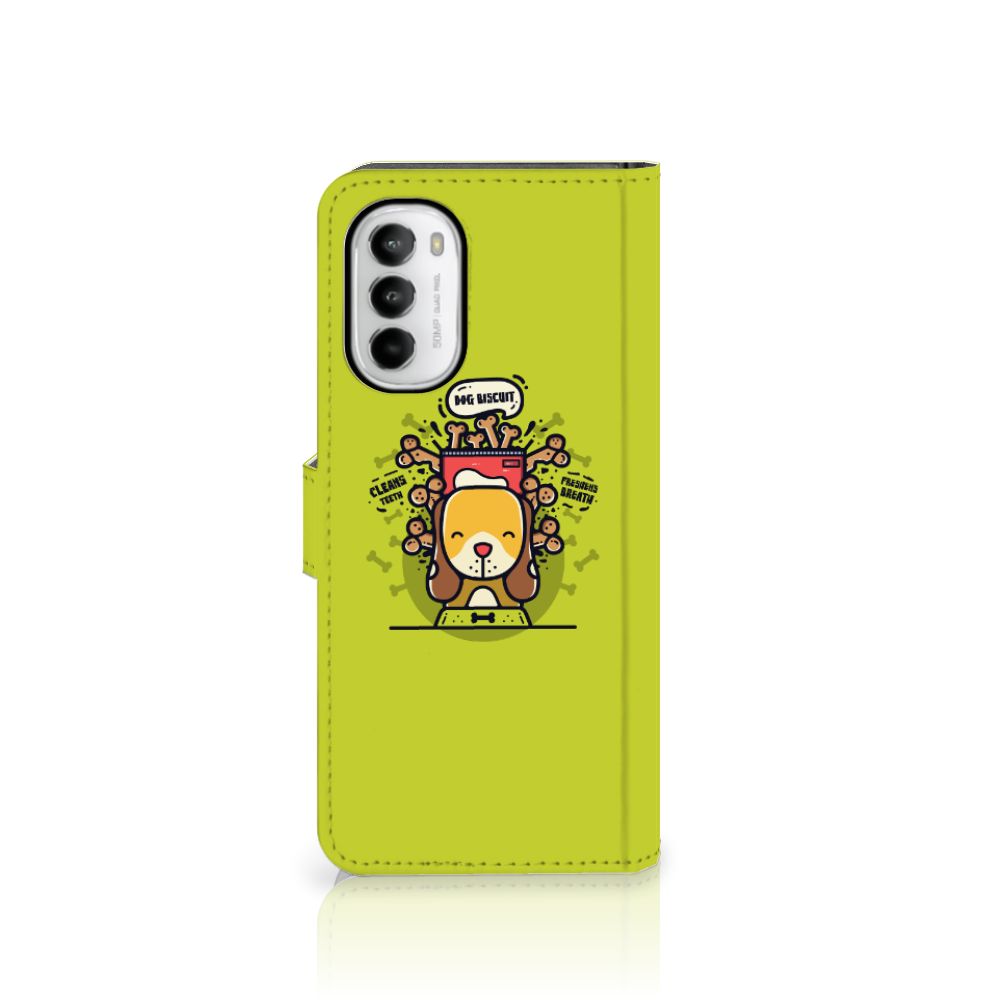 Motorola Moto G52 | Moto G82 Leuk Hoesje Doggy Biscuit
