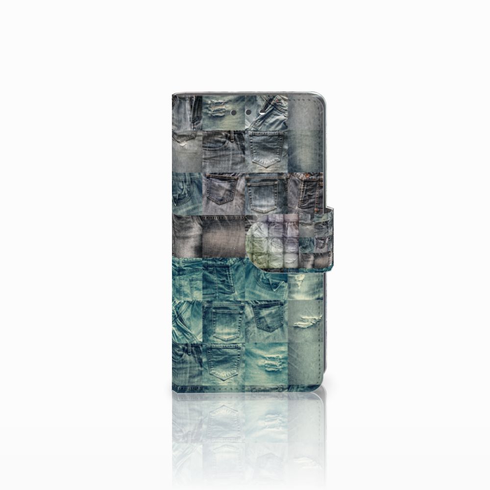 Wallet Case met Pasjes Sony Xperia X Compact Spijkerbroeken