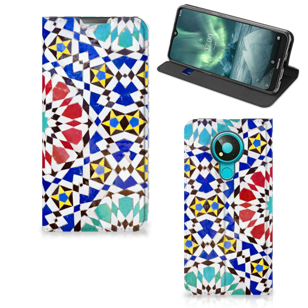 Nokia 3.4 Standcase Mozaïek - B2C Telecom