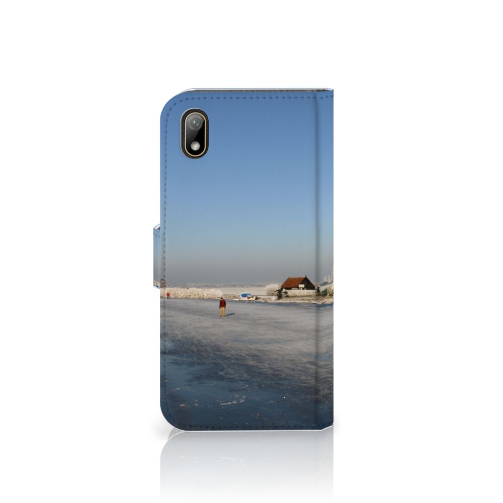 Huawei Y5 (2019) Flip Cover Schaatsers