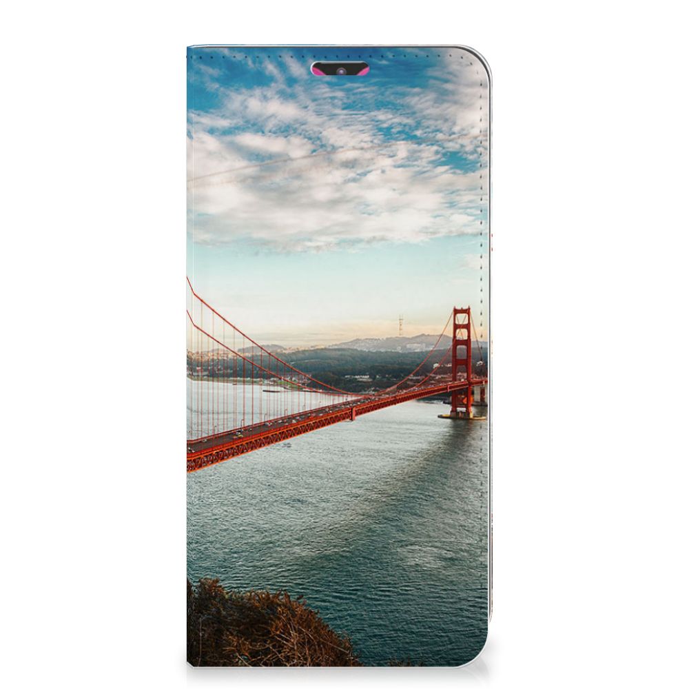 Samsung Galaxy M20 Book Cover Golden Gate Bridge
