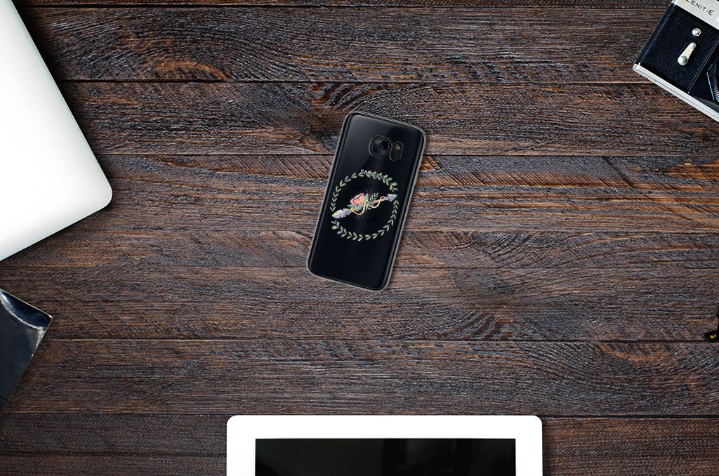 Samsung Galaxy S7 Telefoonhoesje met Naam Boho Dreams