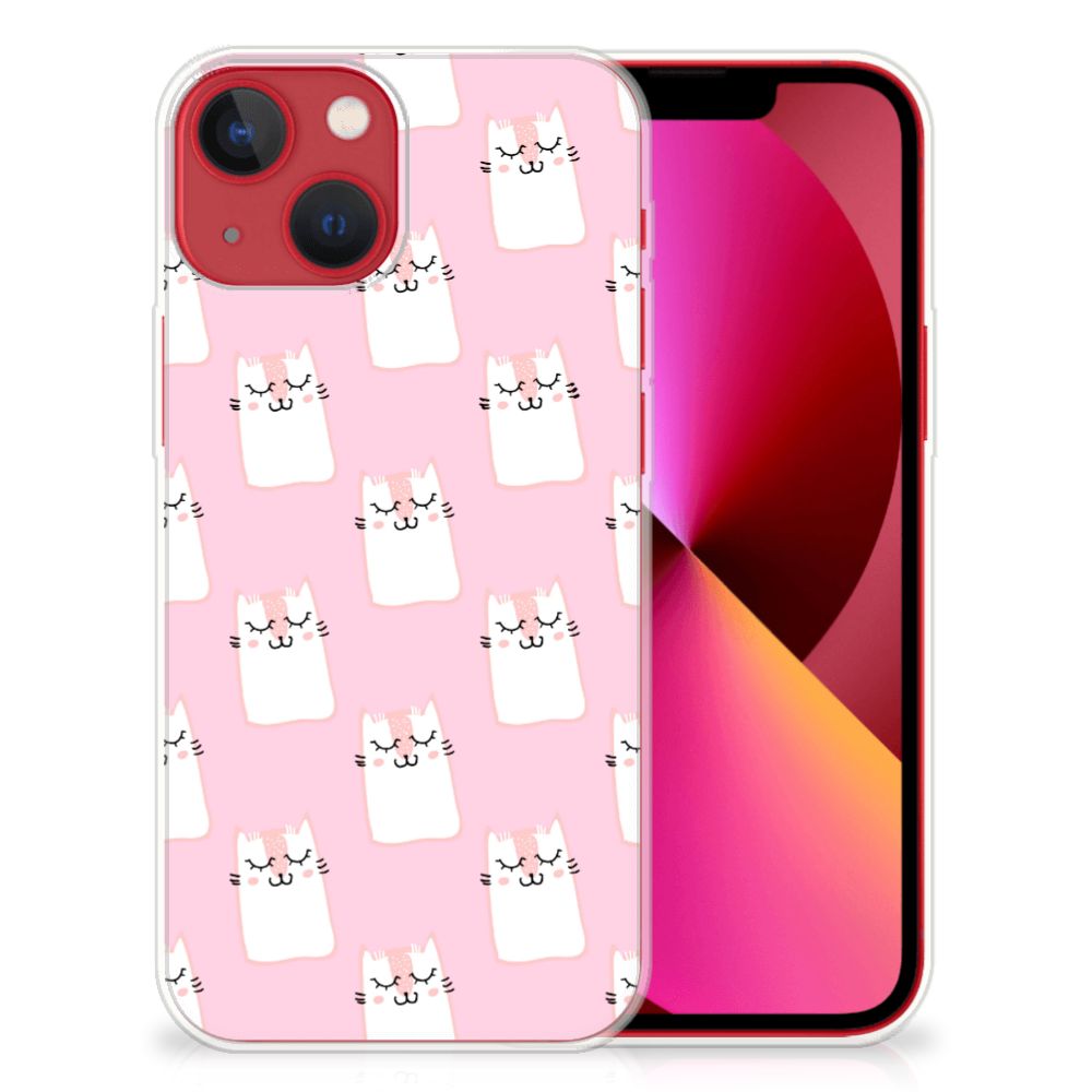 Apple iPhone 13 TPU Hoesje Sleeping Cats B2C Telecom