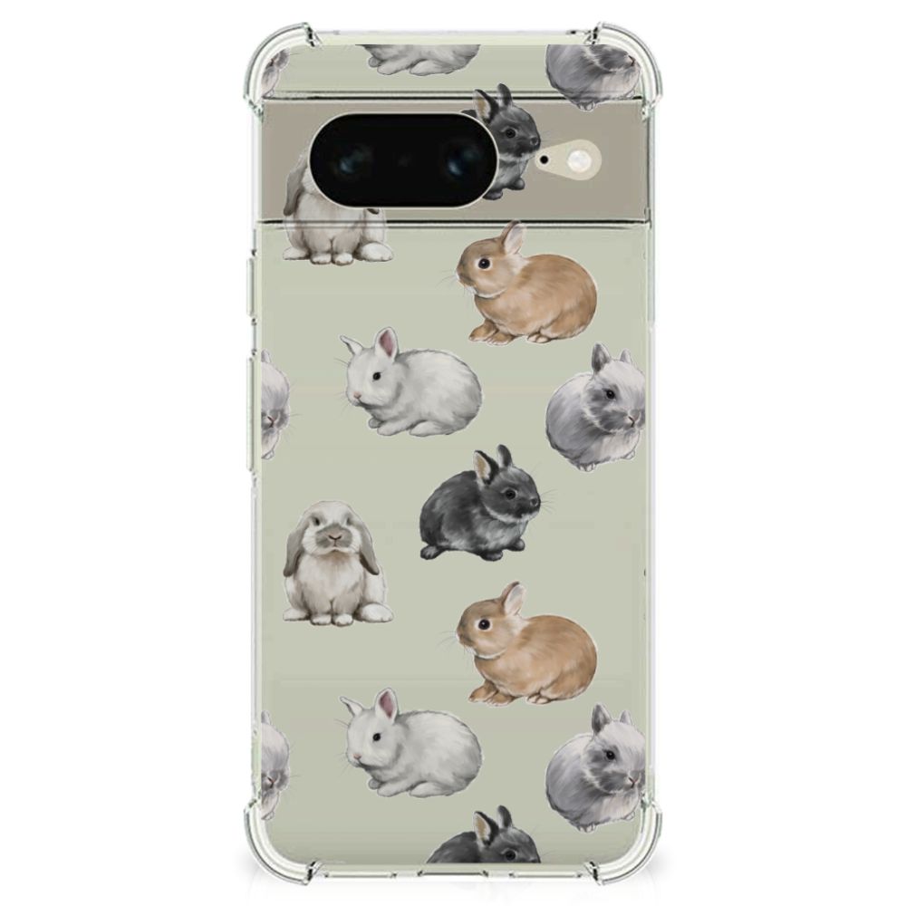 Case Anti-shock voor Google Pixel 8 Konijntjes B2C Telecom