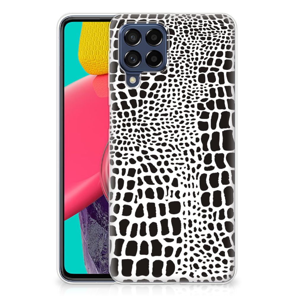 Samsung Galaxy M53 TPU Hoesje Slangenprint