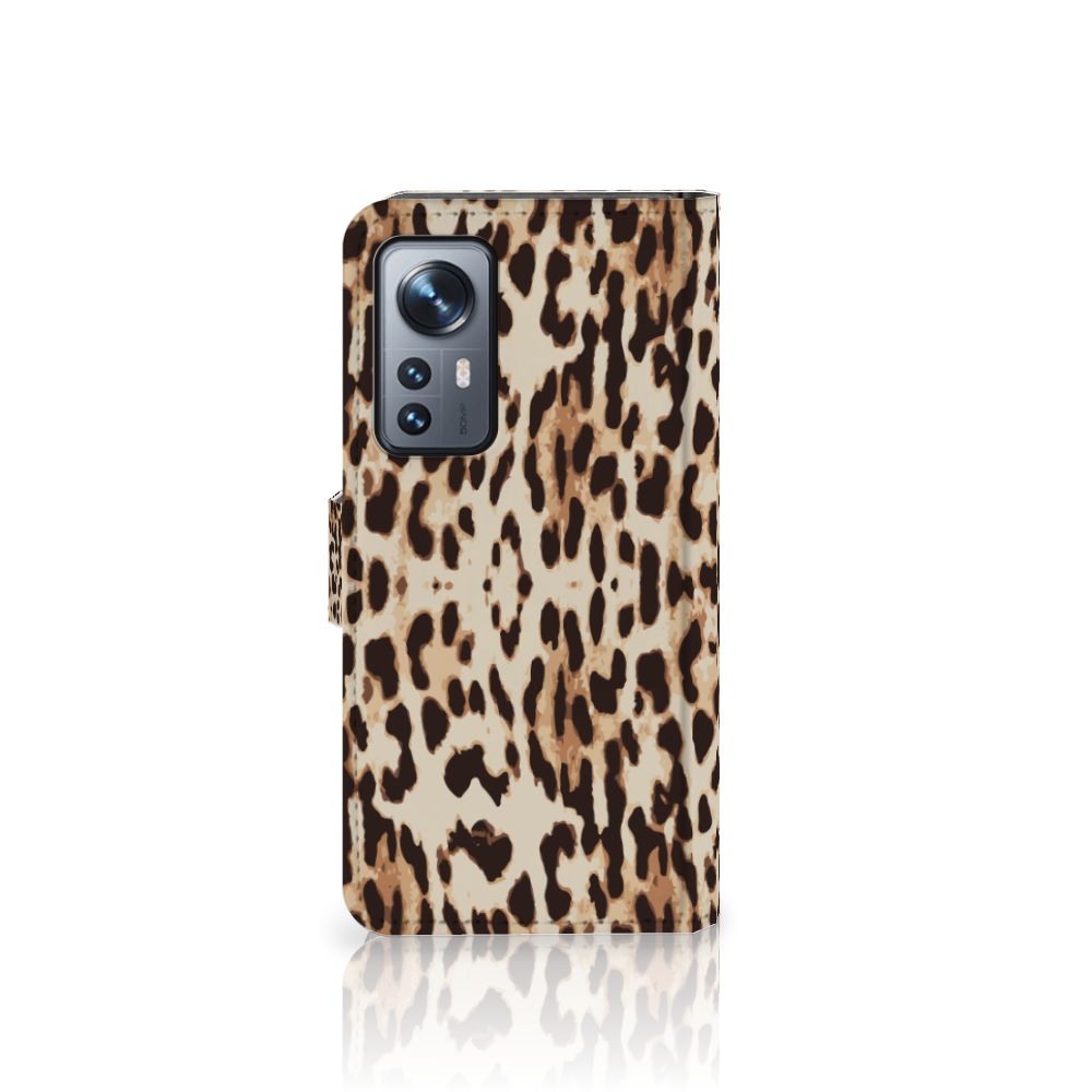 Xiaomi 12 | 12X Telefoonhoesje met Pasjes Leopard