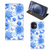 Smart Cover voor iPhone 12 Mini Flowers Blue met prachtig Delftsblauwe bloemendesign 💐.