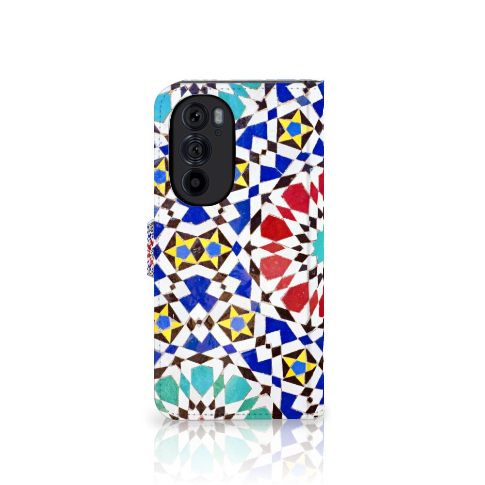 Motorola Edge 30 Pro Bookcase Mozaïek