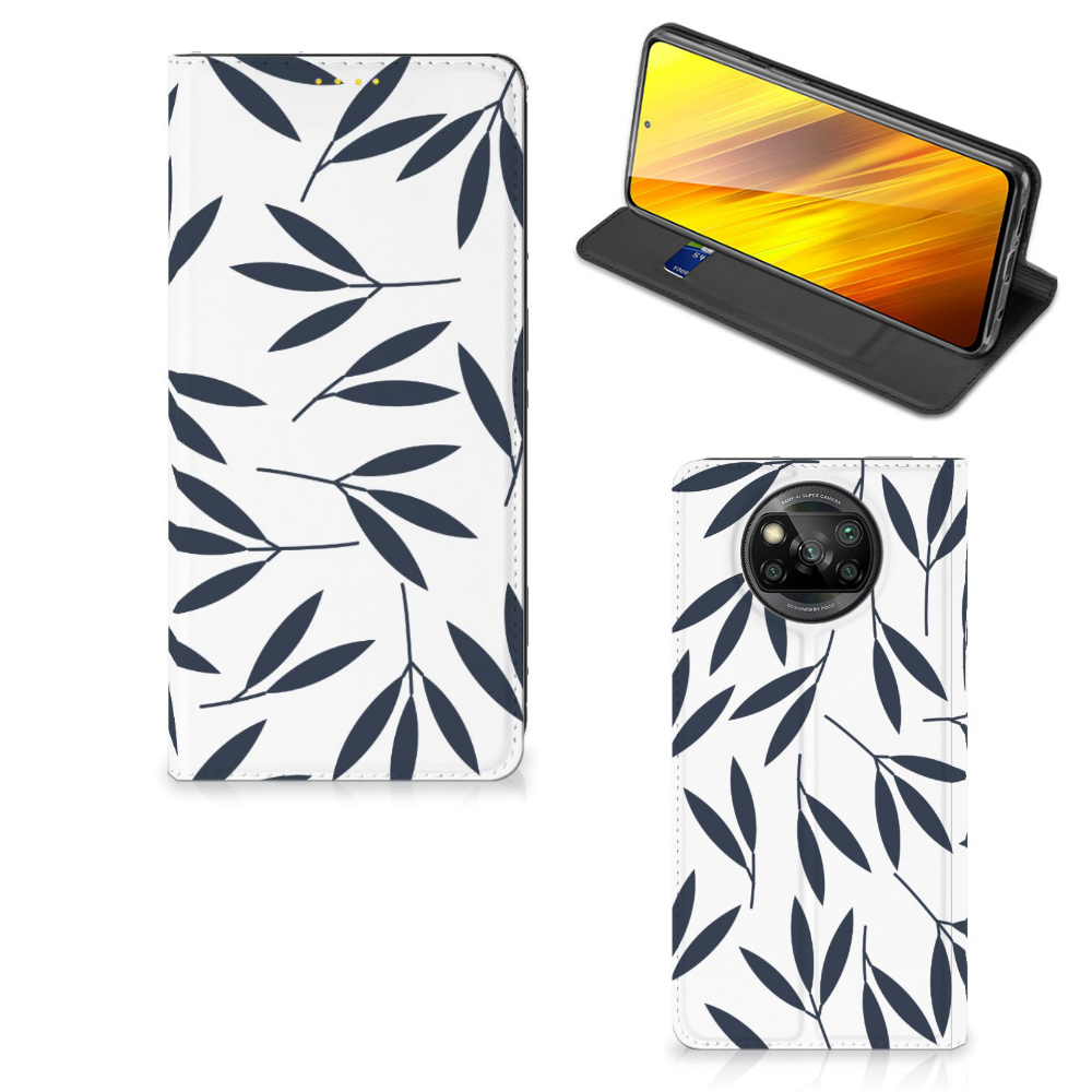 Xiaomi Poco X3 Pro | Poco X3 Smart Cover Leaves Blue - B2C Telecom