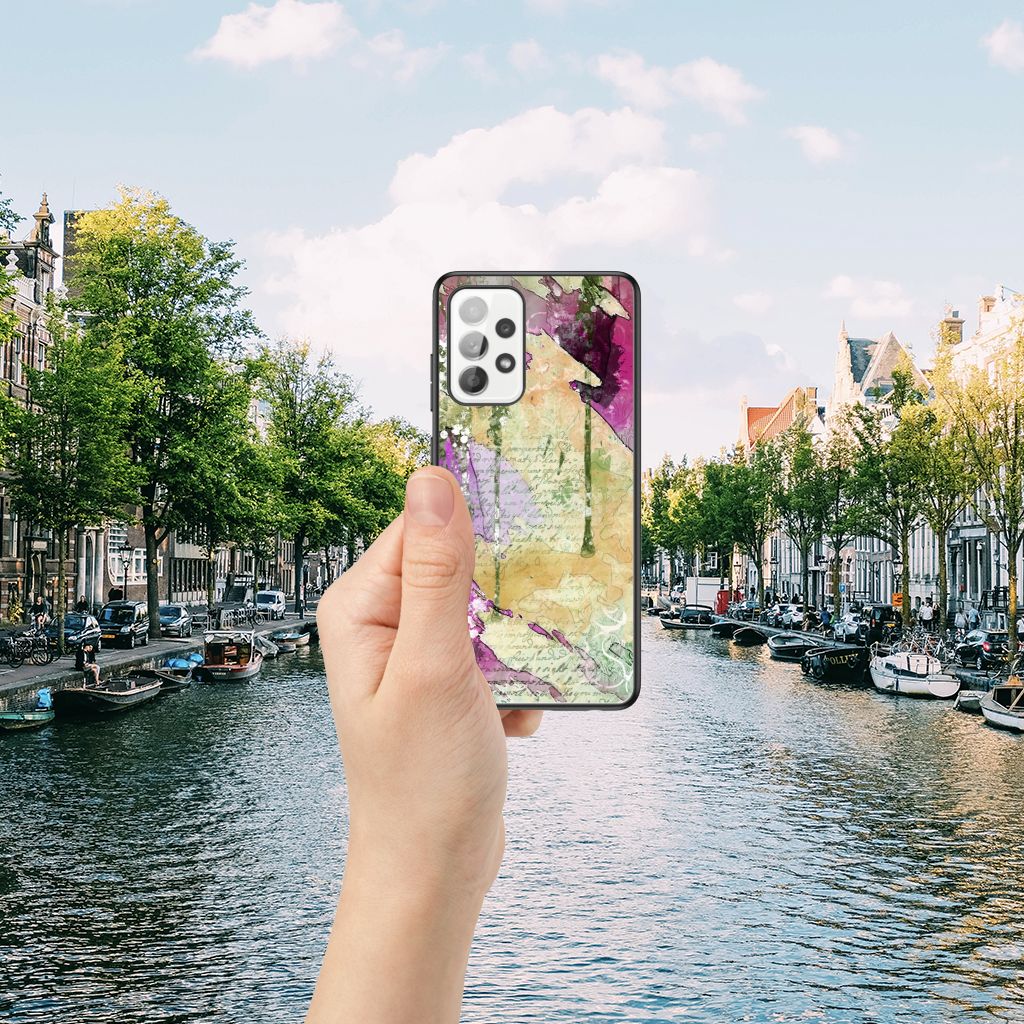 Kleurrijke Telefoonhoesje Samsung Galaxy A52 | A52s (5G/4G) Letter Painting B2C Telecom