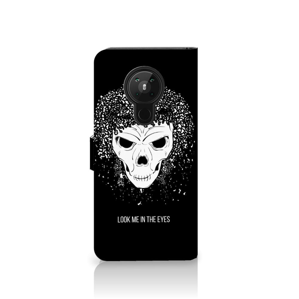 Telefoonhoesje met Naam Nokia 5.3 Skull Hair