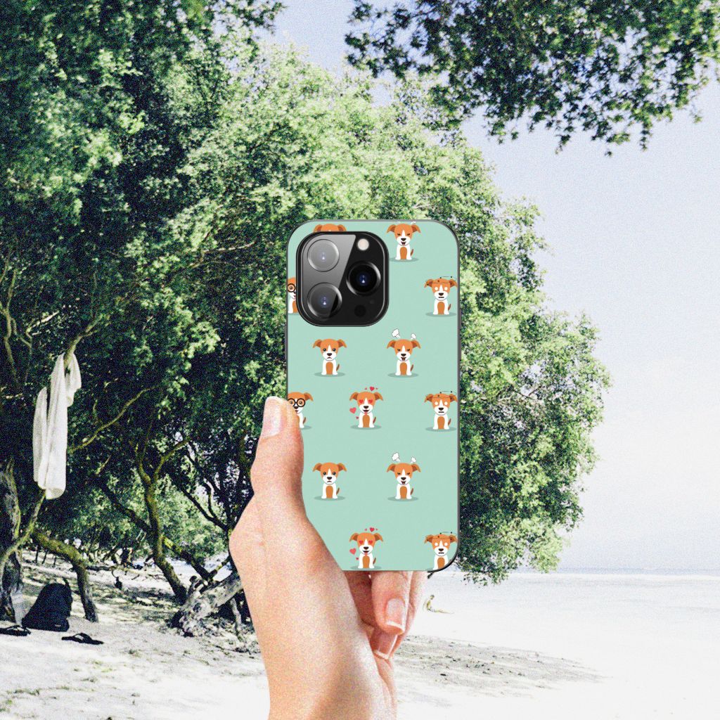 iPhone 14 Pro Dierenprint Telefoonhoesje Pups B2C Telecom