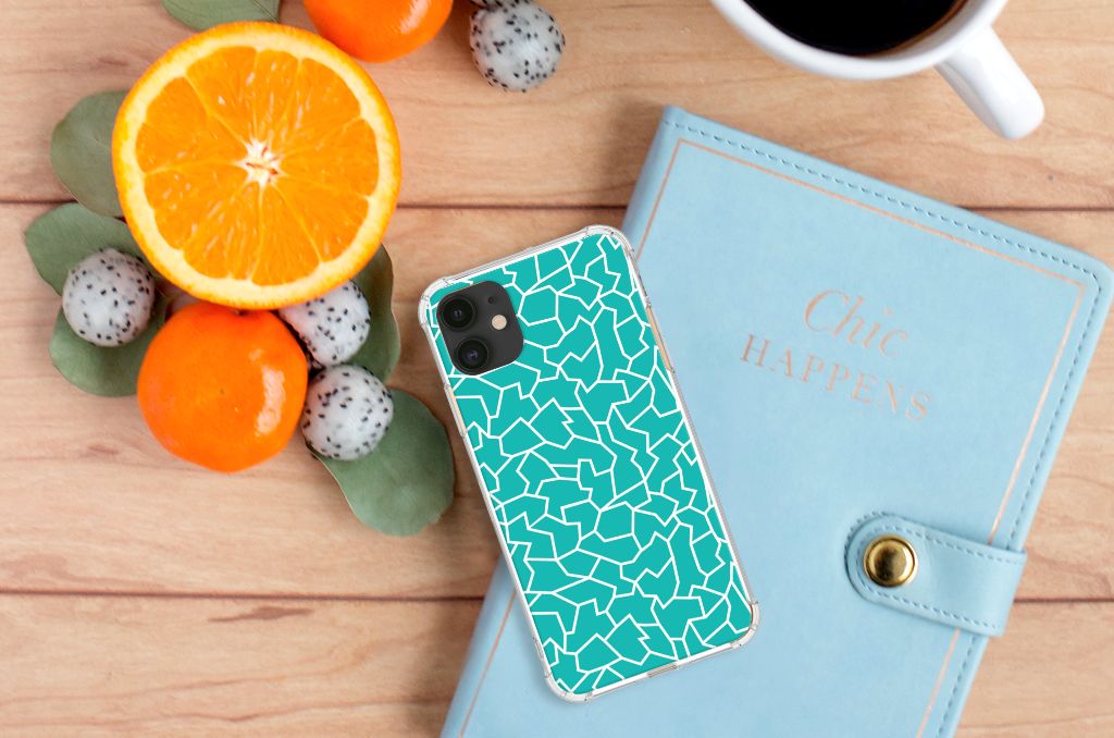 Apple iPhone 11 Back Cover Cracks Blue