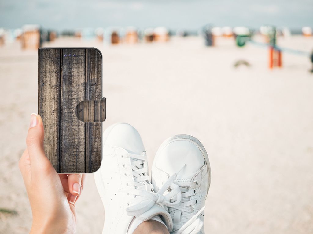 Samsung Galaxy S10e Book Style Case Steigerhout