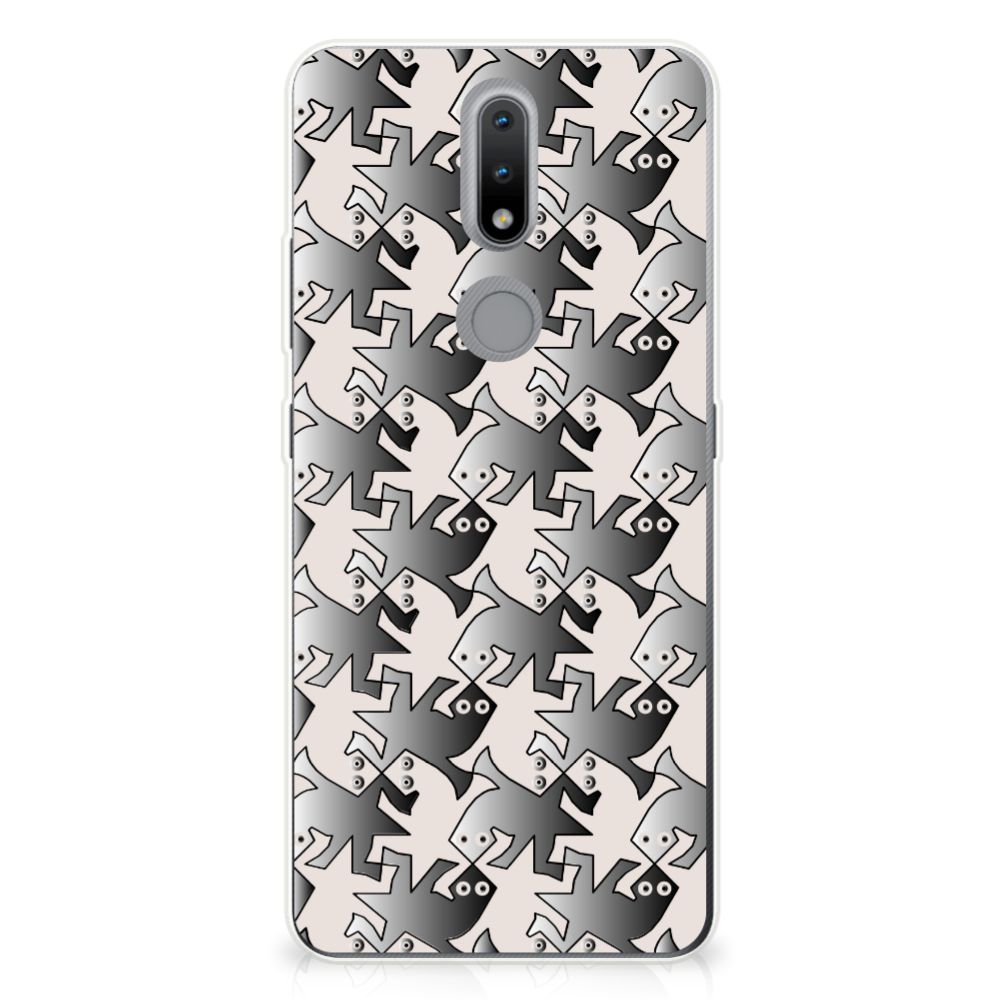 Nokia 2.4 TPU Hoesje Salamander Grey