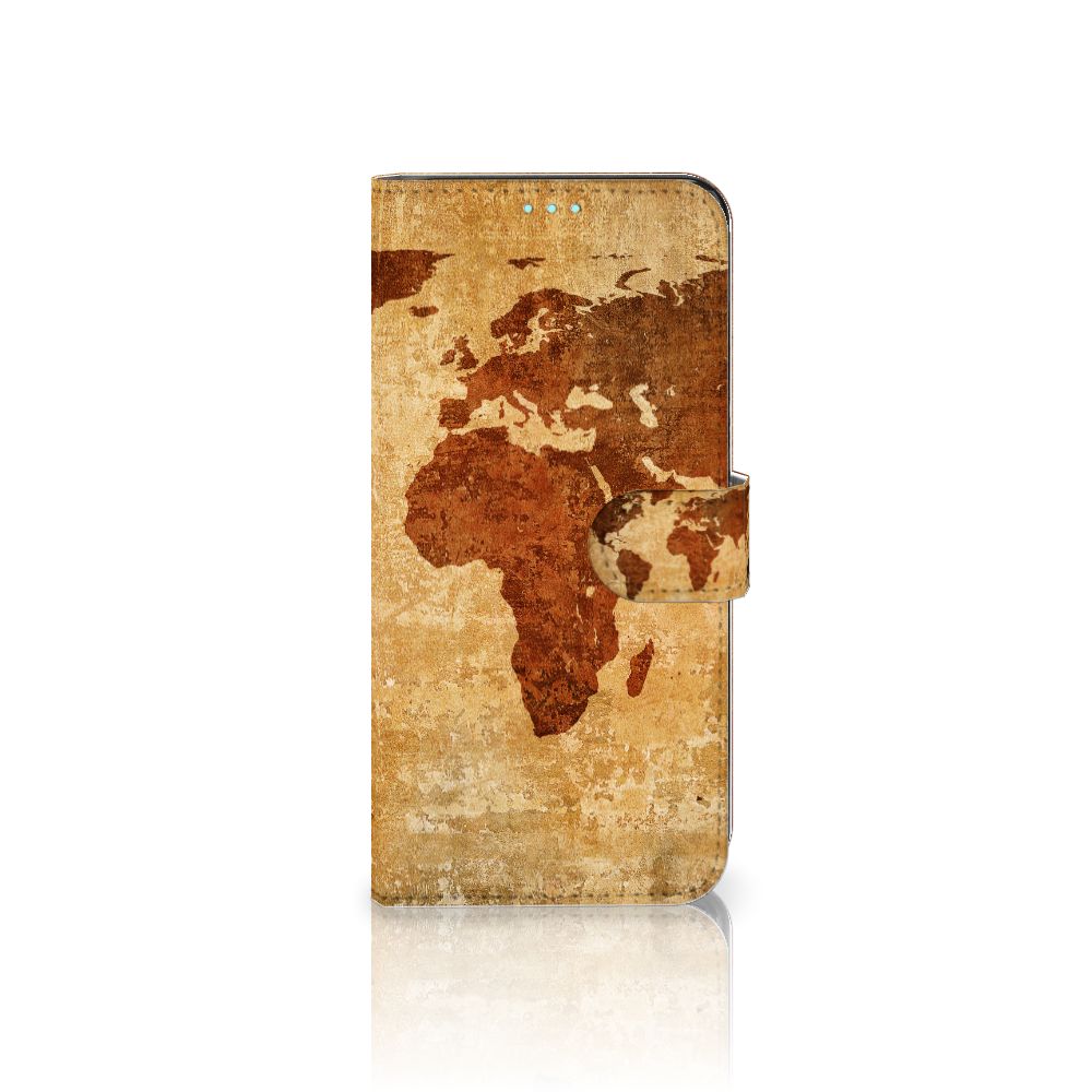 OPPO A76 | A96 Flip Cover Wereldkaart