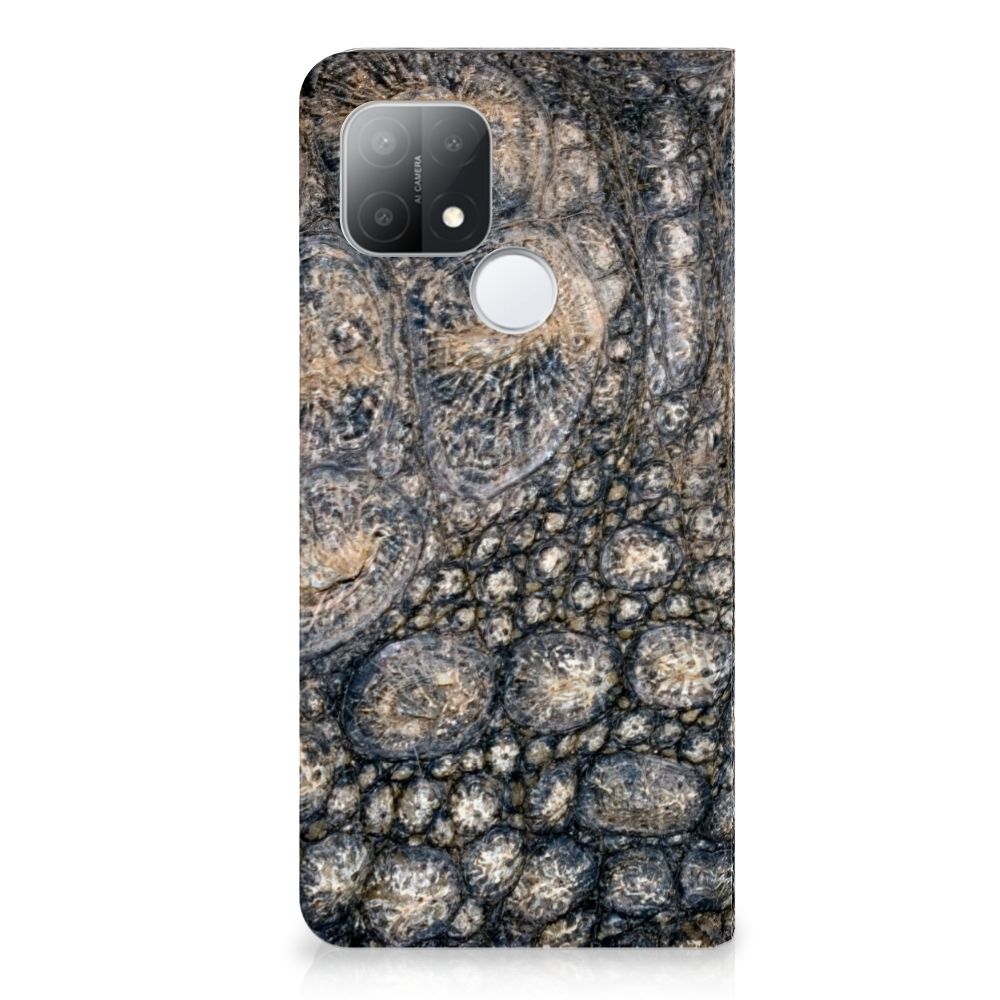 OPPO A15 Hoesje maken Krokodillenprint - B2C Telecom