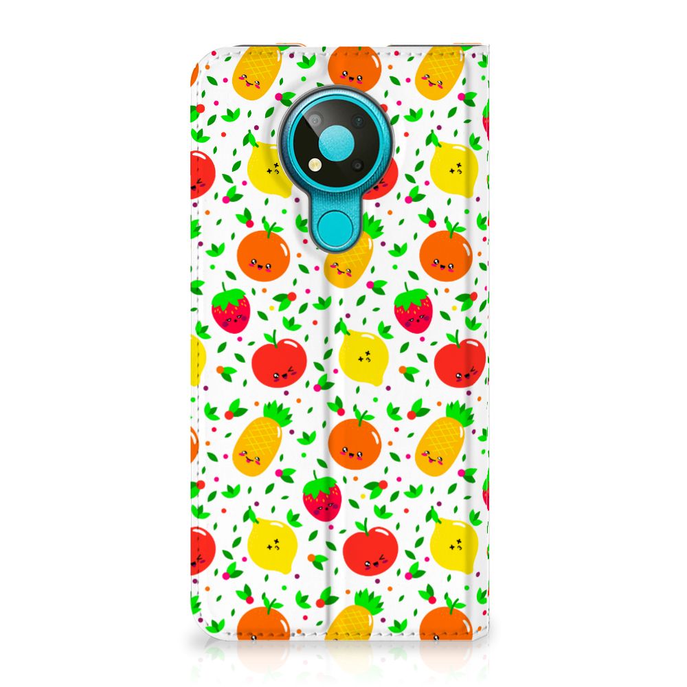 Nokia 3.4 Flip Style Cover Fruits - B2C Telecom